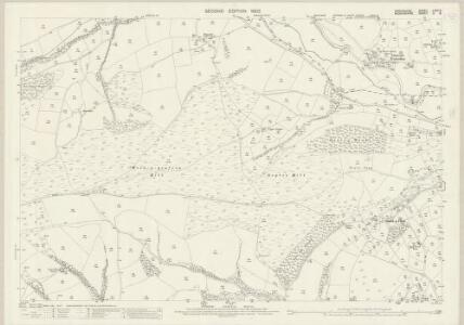 Shropshire LXXV.8 (includes: Bugeildy; Heyop; Llanfair Waterdine; Llangynllo) - 25 Inch Map