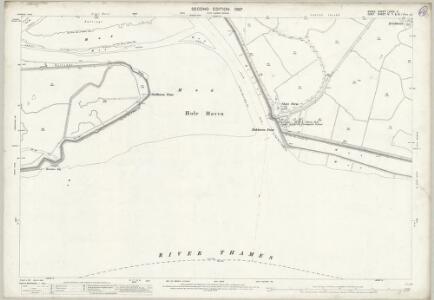 Essex (1st Ed/Rev 1862-96) LXXXV.2 (includes: Canvey Island; High Halstow; Thurrock) - 25 Inch Map