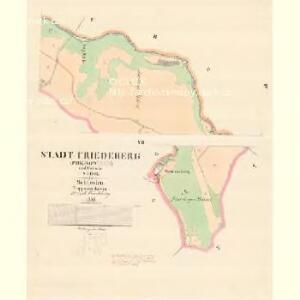 Friedeberg (Pokogw) - m3673-2-004 - Kaiserpflichtexemplar der Landkarten des stabilen Katasters