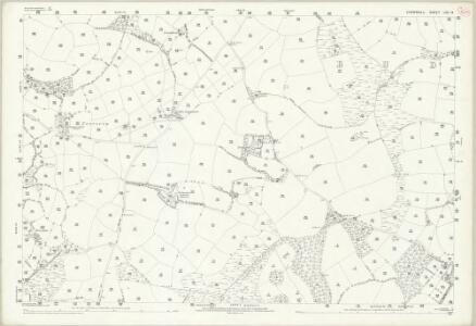 Cornwall LXXI.14 (includes: Budock; Constantine; Mabe; Mawnan) - 25 Inch Map