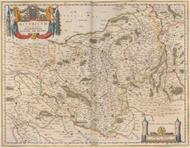 Bituricum Ducatus. Duche De Berri. [Karte], in: Novus Atlas, das ist, Weltbeschreibung, Bd. 2, S. 103.