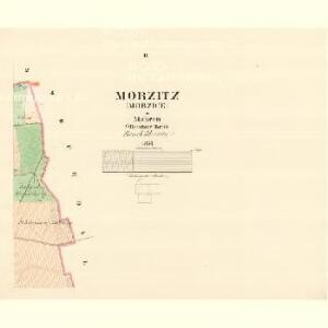 Morzitz (Morzice) - m1885-1-002 - Kaiserpflichtexemplar der Landkarten des stabilen Katasters