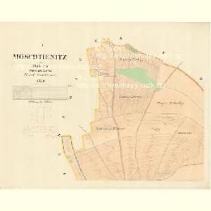 Moschtienitz - m0803-1-001 - Kaiserpflichtexemplar der Landkarten des stabilen Katasters