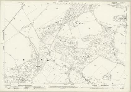 Oxfordshire XLVIII.1 (includes: Aston Rowant; Bledlow Cum Saunderton; Chinnor; Crowell; Radnage) - 25 Inch Map