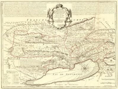 Carte de la Souveraineté de Neuchatel et Vallangin
