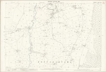 Cheshire XXIX.11 (includes: Hartington Upper Quarter; Kettleshulme; Lyme Handley; Rainow) - 25 Inch Map