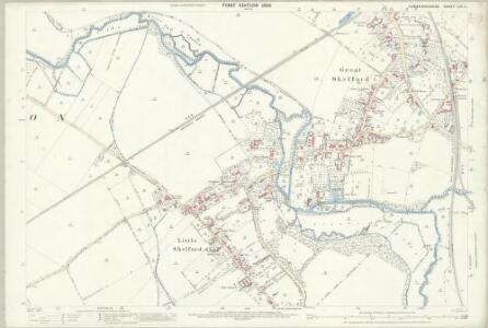 Cambridgeshire LIV.2 (includes: Great Shelford; Harston; Hauxton; Little Shelford; Sawston) - 25 Inch Map