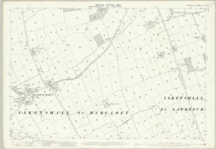 Suffolk XVII.8 (includes: Ilketshall St Lawrence; Ilketshall St Margaret) - 25 Inch Map