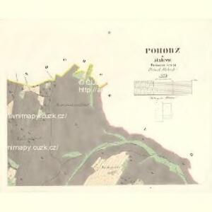 Pohorz - m2339-1-002 - Kaiserpflichtexemplar der Landkarten des stabilen Katasters