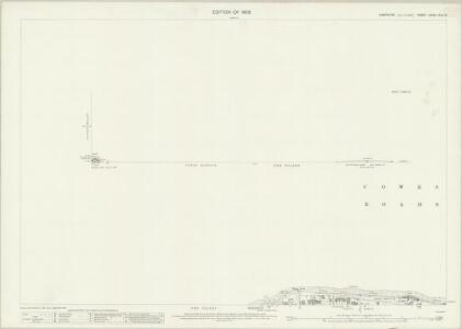 Hampshire and Isle of Wight LXXXII.13 & 14 (includes: Cowes) - 25 Inch Map