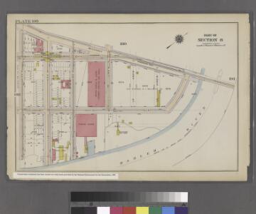 Plate 190: Bounded by Broadway, Columbus Avenue (Harlem River) and W. 214th Street.