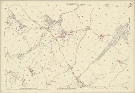 Devon XLII.15 (includes: Brushford; Eggesford; Wembworthy; Winkleigh) - 25 Inch Map