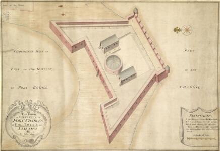 The Profil Of Elevation Of Fort Charles At Port Royal In Iamaica