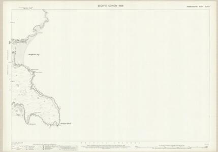 Pembrokeshire XLIII.10 (includes: Stackpole Elidir) - 25 Inch Map