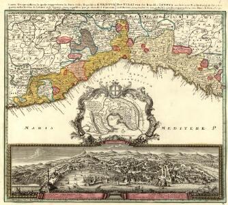 Carta Geographica, la quale rappresenta lo Stato della Republica di Genova partita nella Riviera di Levante et di Ponente