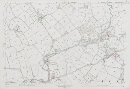Somerset LXIV.7 (includes: Alford; Ditcheat; Lovington; Lydford; West Bradley) - 25 Inch Map