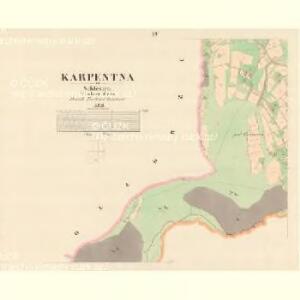 Karpentna - m1161-1-004 - Kaiserpflichtexemplar der Landkarten des stabilen Katasters