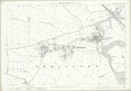 Gloucestershire XXII.15 (includes: Adlestrop; Broadwell; Oddington) - 25 Inch Map