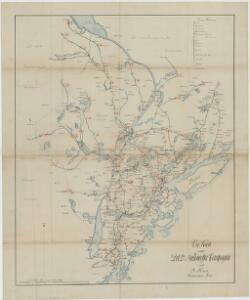Kartblad 140: Vej-Kart over det 2det Nedenæsske Compagnie District