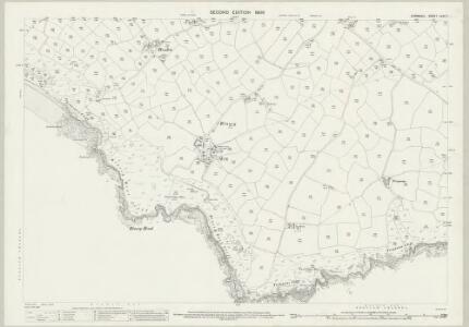 Cornwall LXXV.11 (includes: Breage) - 25 Inch Map