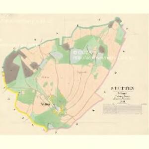 Stutten - c7218-1-001 - Kaiserpflichtexemplar der Landkarten des stabilen Katasters