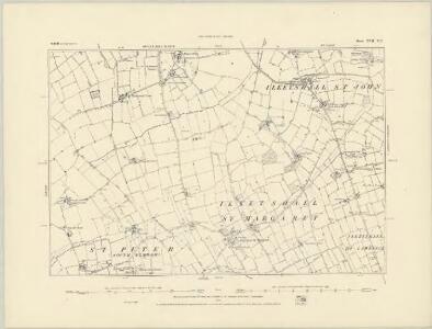 Suffolk XVII.NW - OS Six-Inch Map