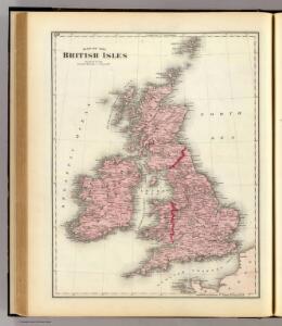 Map of the British Isles.
