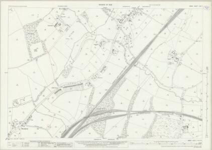 Essex (New Series 1913-) n LXXI.7 (includes: Brentwood; Mountnessing) - 25 Inch Map