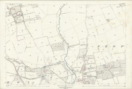 Worcestershire XXXIV.15 (includes: Peopleton; Stoulton; White Ladies Aston) - 25 Inch Map