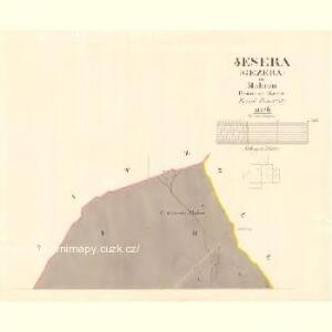 Jesera (Gezera) - m1091-1-001 - Kaiserpflichtexemplar der Landkarten des stabilen Katasters
