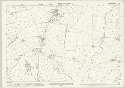 Staffordshire V.15 (includes: Fawfieldhead; Hartington Town Quarter; Sheen) - 25 Inch Map