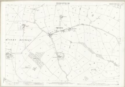 Derbyshire XLVIII.6 (includes: Alkmonton; Cubley; Hungry Bentley; Longford; Rodsley) - 25 Inch Map