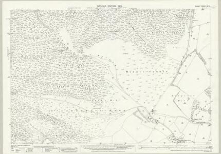 Dorset XIV.4 (includes: Ashmore; Iwerne Minster; Tarrant Gunville) - 25 Inch Map