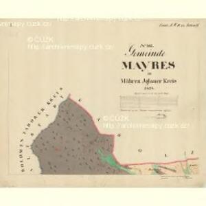 Mayres - m1735-1-001 - Kaiserpflichtexemplar der Landkarten des stabilen Katasters