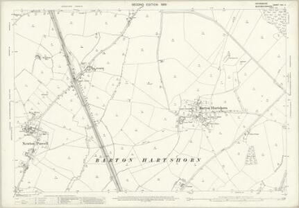 Oxfordshire XVII.4 (includes: Barton Hartshorn; Chetwode; Finmere; Newton Purcell with Shelswell; Tingewick) - 25 Inch Map