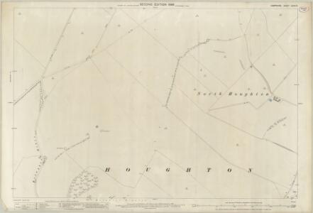 Hampshire and Isle of Wight XXXIX.3 (includes: Broughton; Houghton) - 25 Inch Map