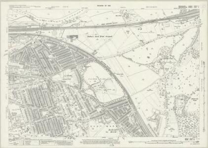 Berkshire XXXVII.4 (includes: Earley; Eye and Dunsden; Reading; Sonning; Woodley and Sandford) - 25 Inch Map