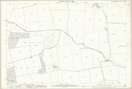 Northumberland (Old Series) LXXVIII.12 (includes: Black Heddon; Fenwick; Heugh; Ingoe) - 25 Inch Map