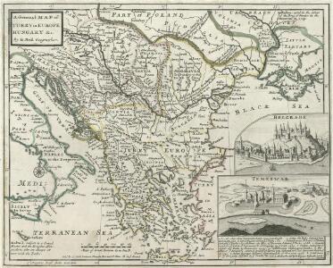 A General Map of Turky in Europe, Hungary etc