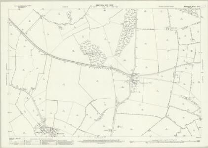 Berkshire XIII.11 (includes: Baulking; Kingston Lisle; Sparsholt; Uffington) - 25 Inch Map