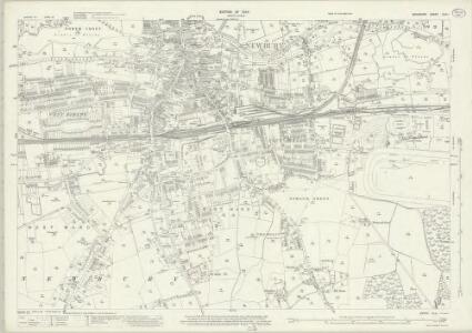 Berkshire XLIII.1 (includes: Greenham; Newbury) - 25 Inch Map