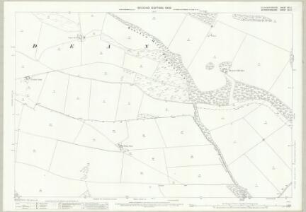 Gloucestershire XXI.3 (includes: Condicote; Cutsdean; Temple Guiting) - 25 Inch Map