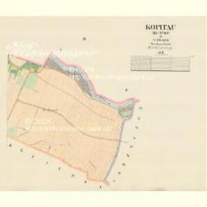 Kopitau (Kopitow) - m1271-1-002 - Kaiserpflichtexemplar der Landkarten des stabilen Katasters
