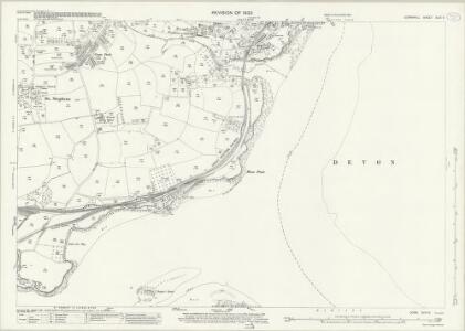 Cornwall XLVI.5 (includes: Antony; Devonport; Saltash) - 25 Inch Map