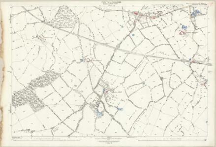 Shropshire XXXII.16 (includes: Alberbury With Cardeston; Westbury; Wollaston) - 25 Inch Map