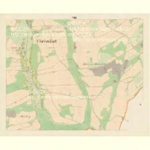 Christdorf (Křestanowice) - m1395-1-007 - Kaiserpflichtexemplar der Landkarten des stabilen Katasters