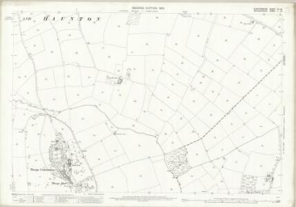 Staffordshire LIV.13 (includes: Chilcote; Clifton Campville And Haunton; Newton Regis; Thorpe Constantine) - 25 Inch Map