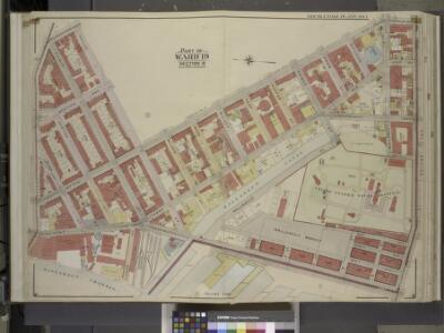Brooklyn, Vol. 3, Double Page Plate No. 1; Part of    Ward 19, Section 8; [Map bounded by Lee Ave., Taylor St., Wythe Ave., Franklin   Ave., Flushing Ave., Washington Ave., Wallabout Channel, Division Ave.]