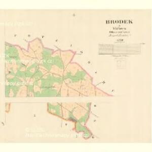 Brodek - m0221-1-002 - Kaiserpflichtexemplar der Landkarten des stabilen Katasters