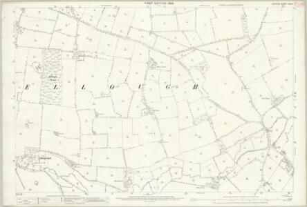 Suffolk XVIII.4 (includes: Ellough; Henstead; Mutford; North Cove; Sotterley; Willingham St Mary; Worlingham) - 25 Inch Map